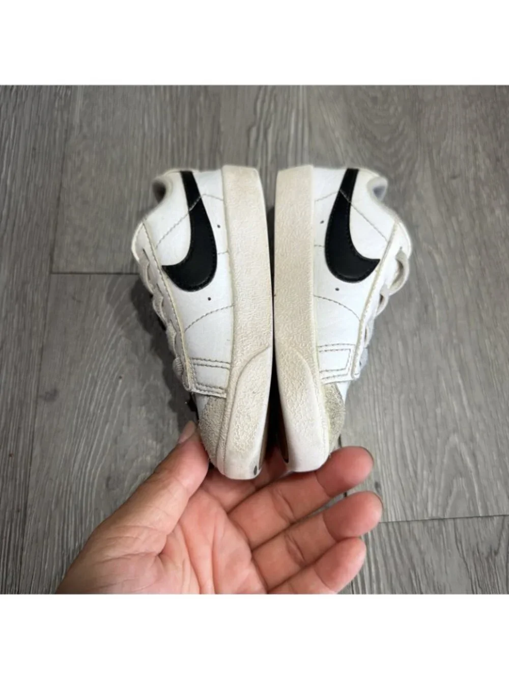 Nike Blazer Low 77 TD Toddler White Black DA4076-101 7C Shoes